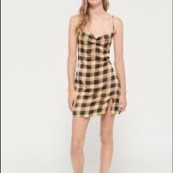 Lioness Plaid Slip Dress - Picture 4 of 5